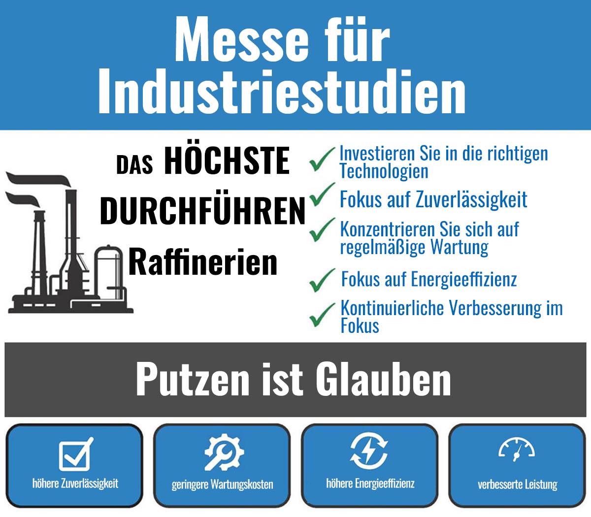 Die Checkliste für die leistungsstärksten Raffinerien